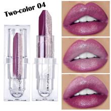 (A) Double-ended Lipstick With Moisturizing Fine Long-lasting Color Hydration Gradient Effect Application And Pearl Glitter