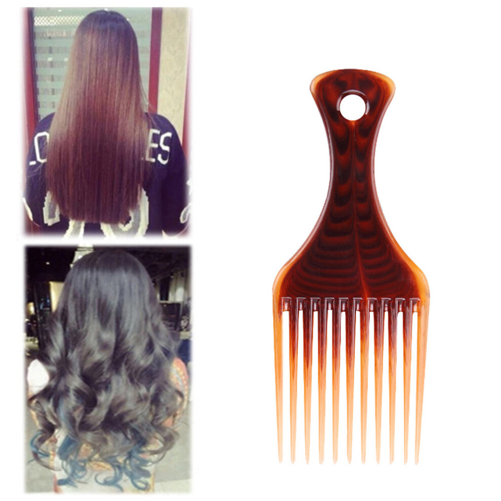 (Multicolor) Comb Curly Hair Brush Salon Hairdressing Styling Long Tooth Styling Pick