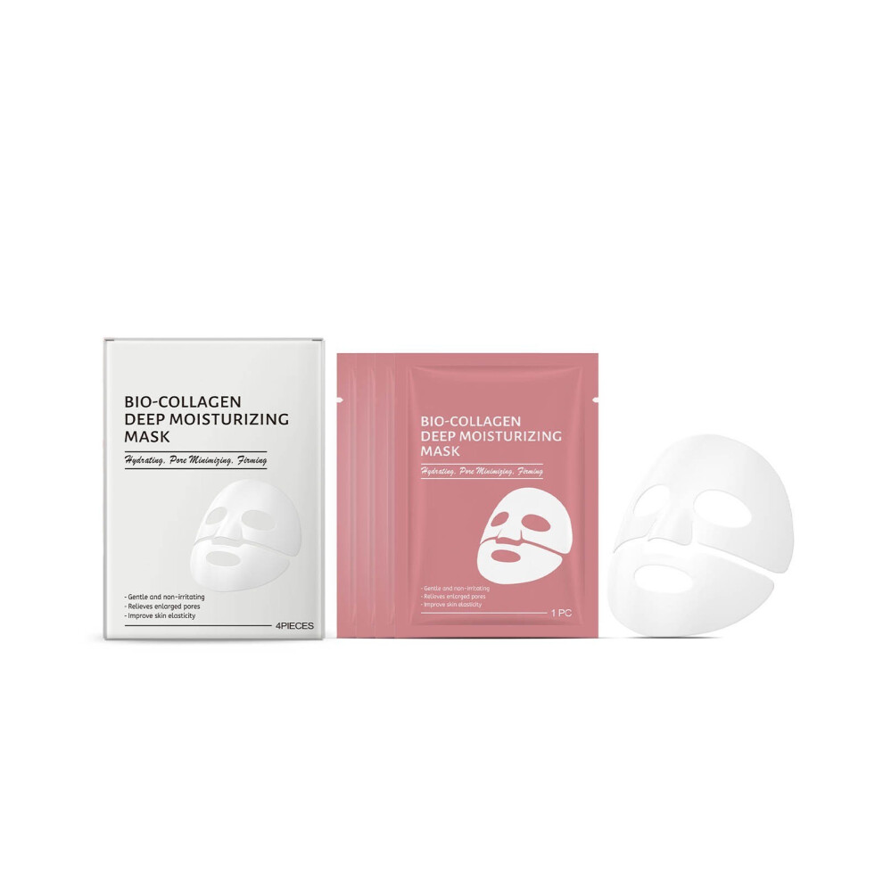 (C) Up Mask Bio Face Mask FirmDeep Hydrating Masks For Wrinkle Reduction And Pore Minimization Like Glass 1 Box 4 Pcs 40ml