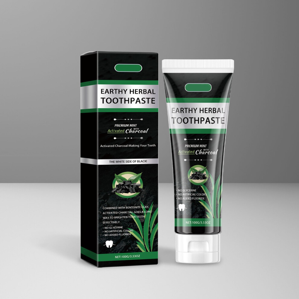 (Multicolor) Charcoal Toothpaste Clean Toothpaste Activated Charcoal Toothpaste For Teet Activated Charcoal Charcoal Toothpast 100g