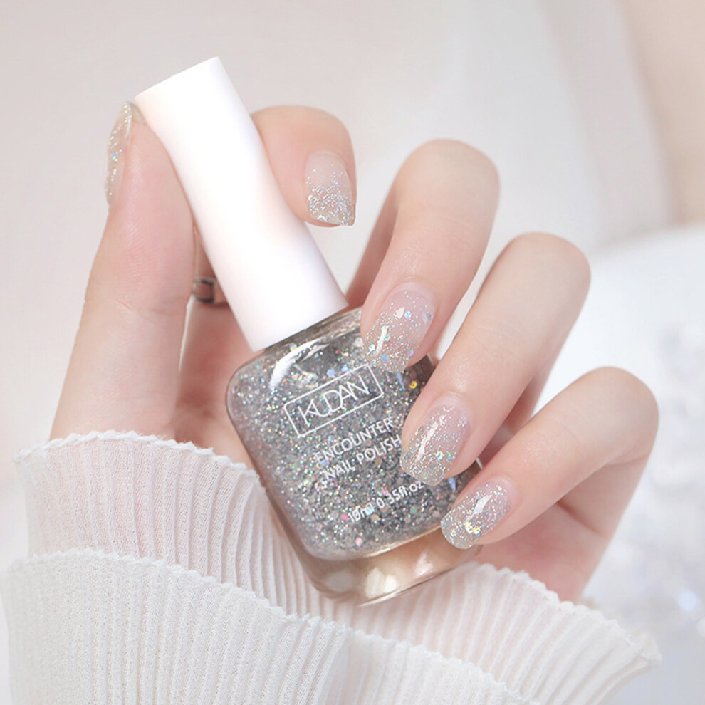 (G) New Tear Off Water Based Nail Polish Tasteless No Bake Drying  Transparent And Bright Oil Student Peelable Nail Polish 10ml