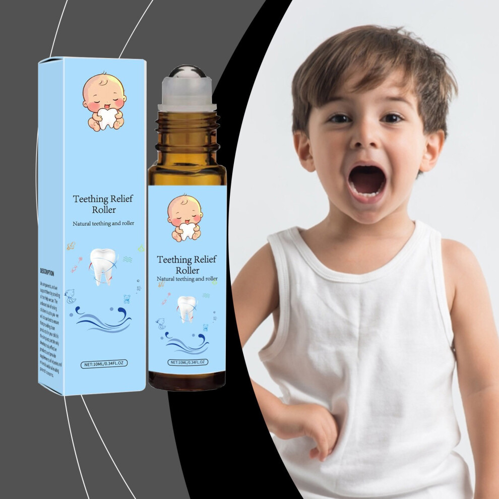 White (White) Teething Roller Natural Gentle Care Relief Rolle 10Ml
