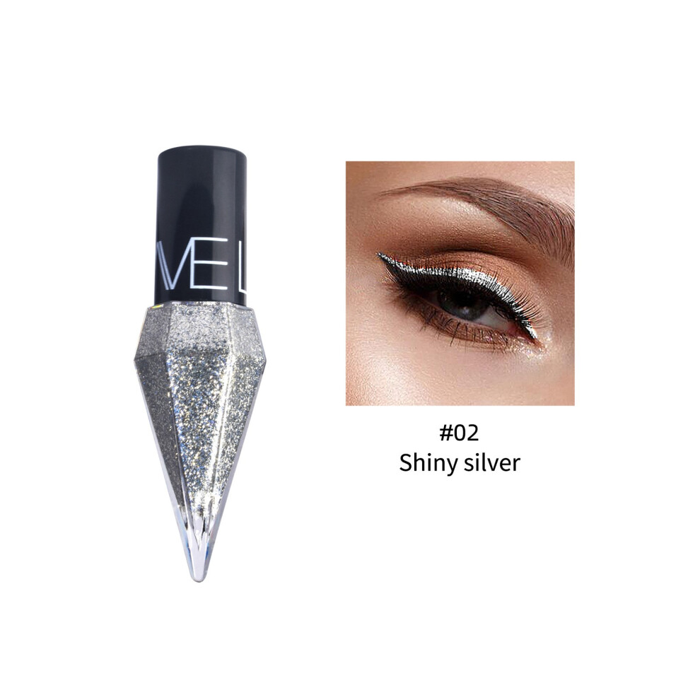 (B) Glitter Liquid Eyeliner  Metallic   Pigment Liquid Eye Liner Pen  Waterproof Long Lasting Colorful Eyeshadow Makeup Kit For Women 2.5ml-image-OPC-PM9NWY5-NEW