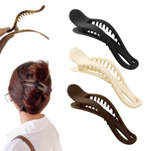 (A) Flat Hair Clips For Women Girls 2025 Flat Claw Clip And Bill Hair Clips For Thick Hair Bill Jaw Clips Hair Styling Accessories