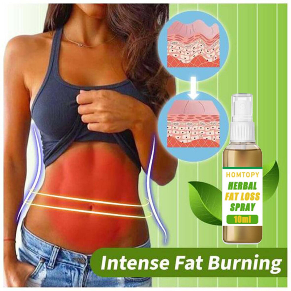 (Multicolor) Body Spray Beauty Slim Waist Shaping Big Belly Thigh Muscle Firming Massage Liquid-10ML