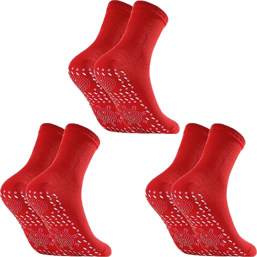 Red (Red) Heating Comfortable Elastic To Penetration Heating Warm And Cold
