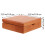 Inkpad Box Paste Container Desktop Vintage Wooden Stamper Storage Case 11