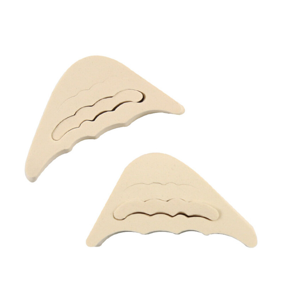 (Multicolor) 1 Pair Women High Heel Half Forefoot Insert Toe Cushion Pain Relief Shoes Filler