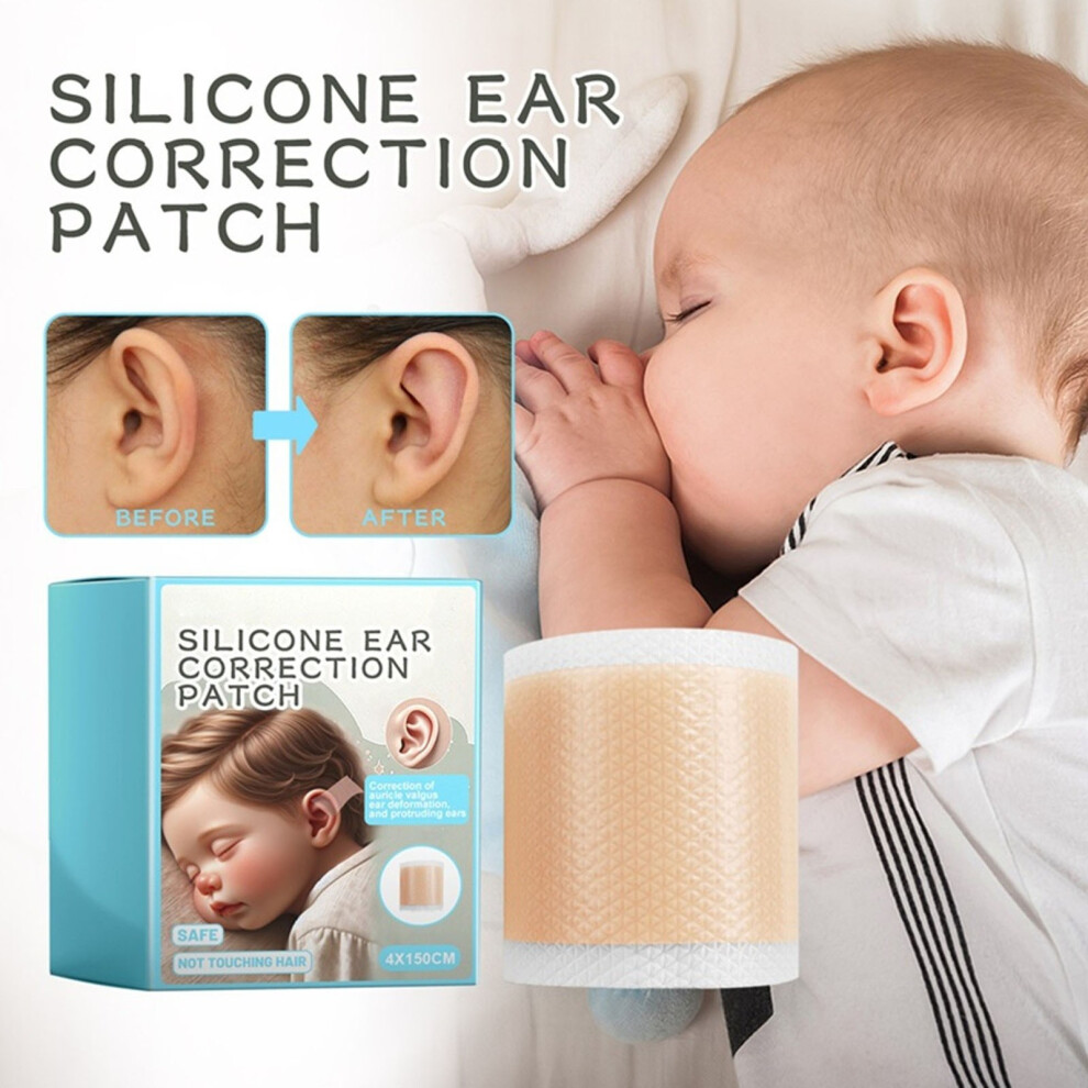 (Blue) Baby Soft Breathable Ear Correctors Tape Baby Auricle Valgus Correction Patch For Child Infant Baby Ear Correction Ear Tools