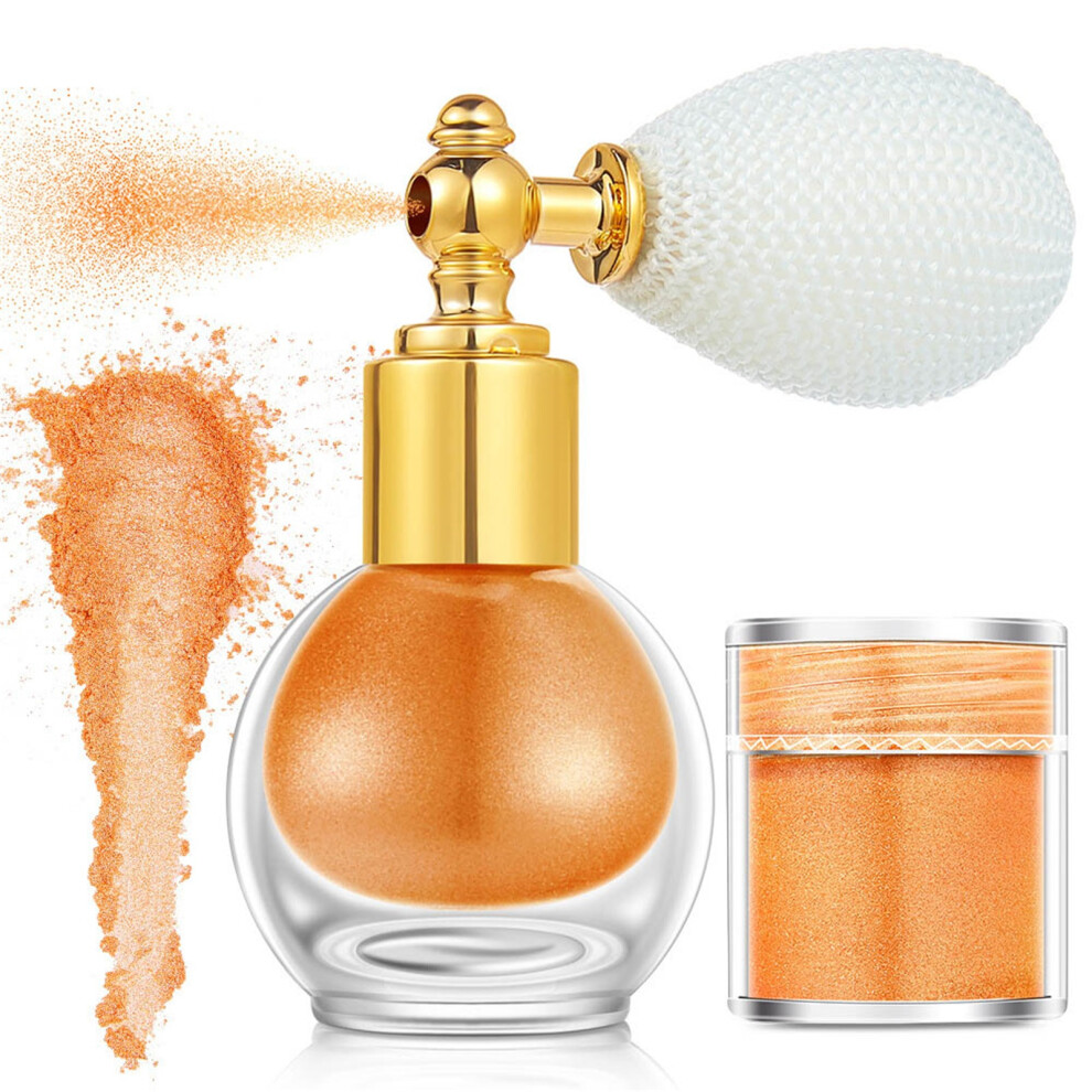 (Multicolor) High-gloss Brightening Powder Spray Body Powder Spray Glitter Powder