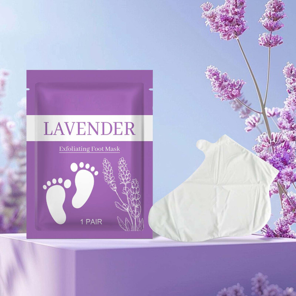 (Multicolor) Exfoliating Foot Mask Provides Gentle Care For The Feet Soothing Relaxing Soft