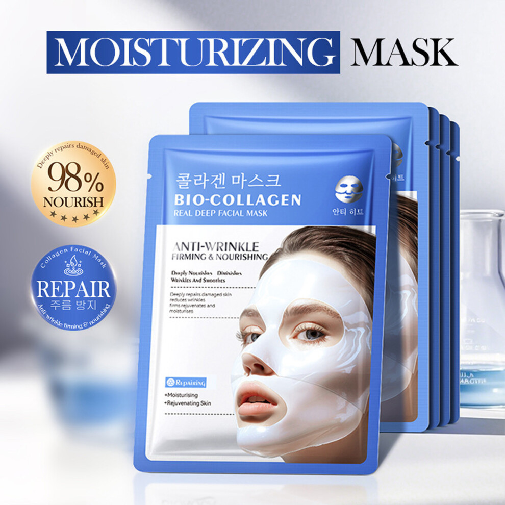 (Multicolor) Collagens Moisturizing Mask Crystal Split Mask Jelly Color Dissolvable Mask