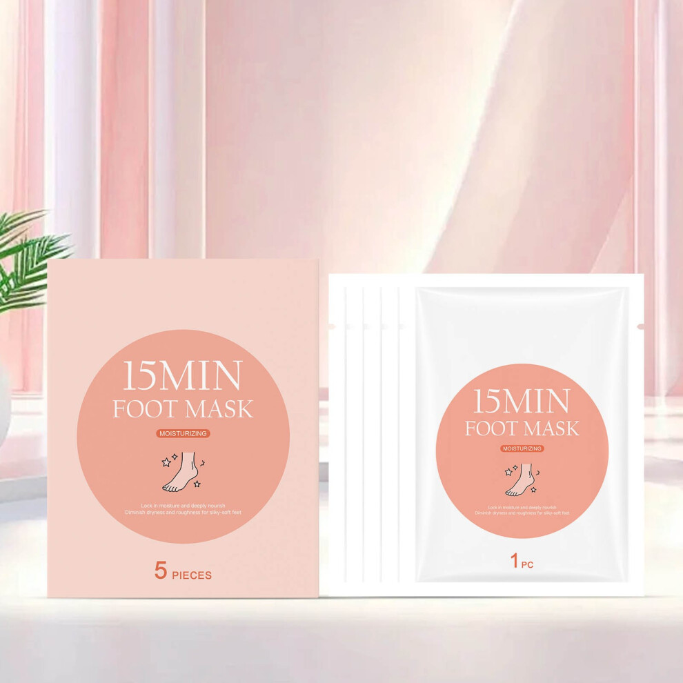 Orange (Orange) Moisturizing And Exfoliating Gentle Care For Foot Mask