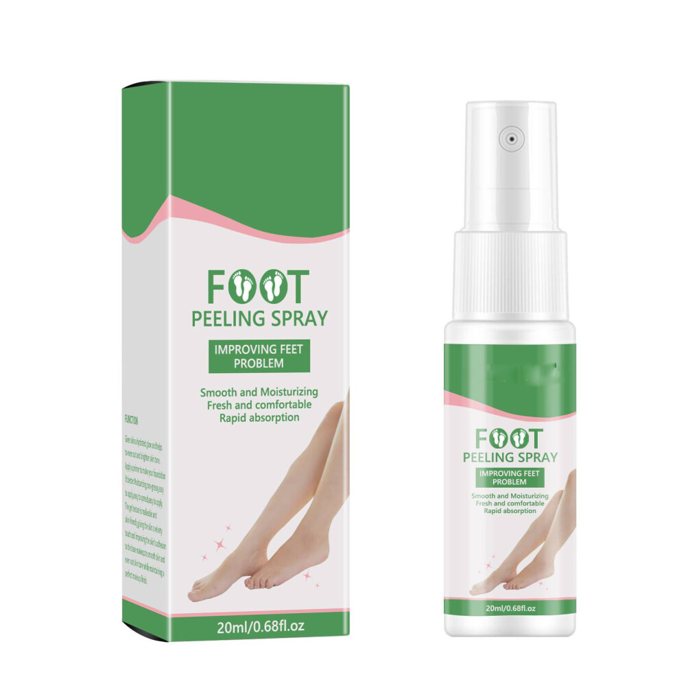 (Multicolor) Exfoliating Foot Spray Moisturizing Delicate Smooths  Clean And Care Skinss 20ml