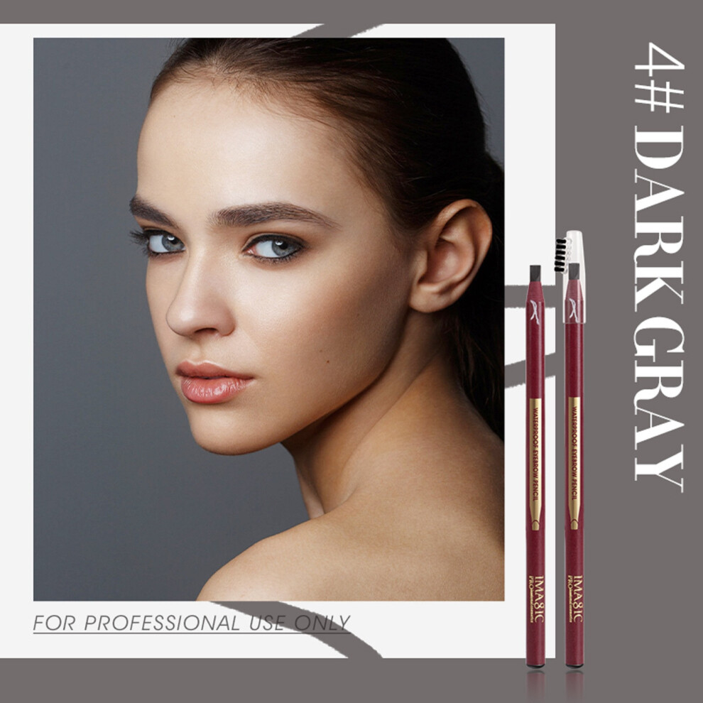 Gray (Gray) Draw Line Eyebrow Pencil And Lasting Eyebrow Pencil For Makeup Artist