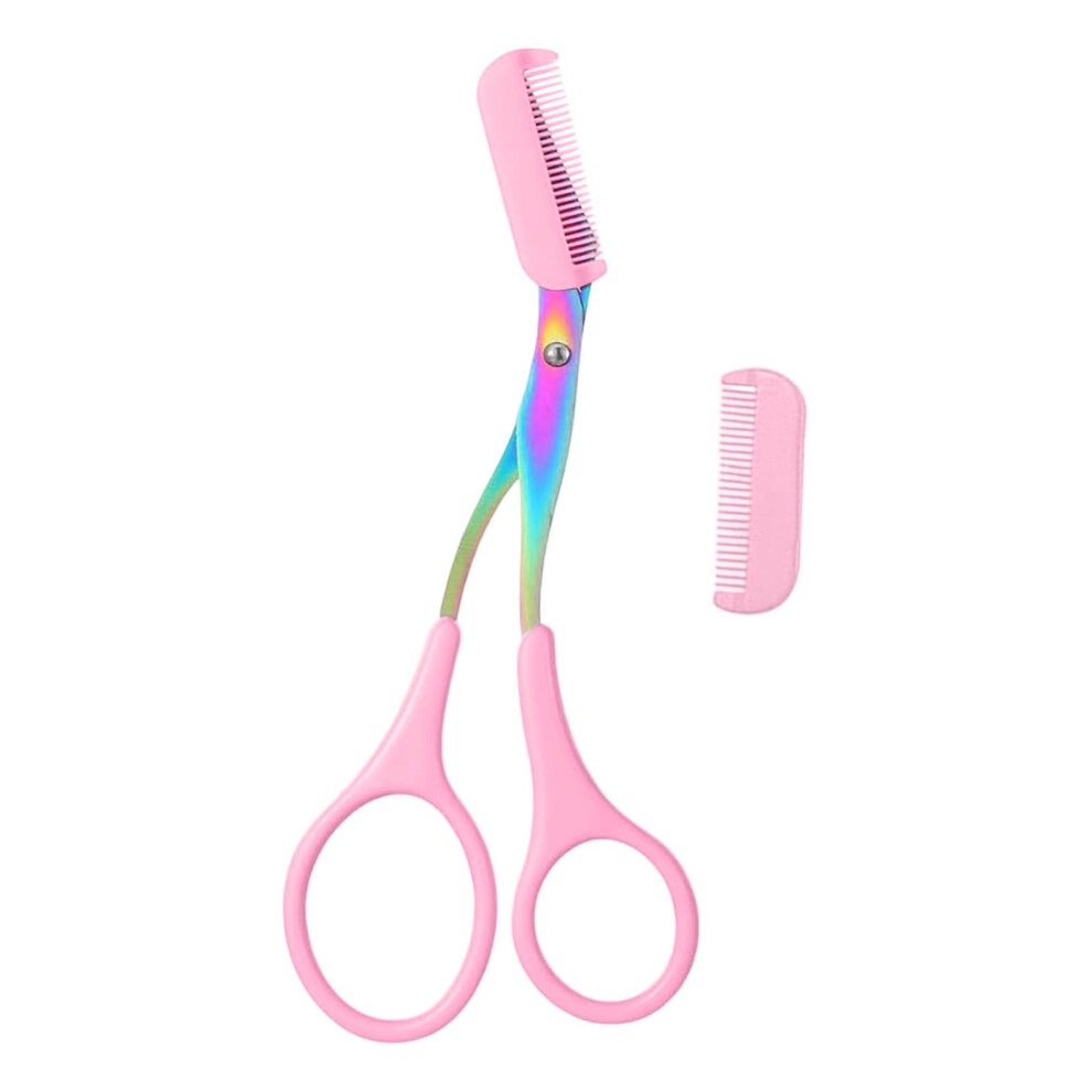 (C) Eyebrow Trimmers Scissor 2025  Eyebrow Scissors With Comb Precision Eyebrow Trimming Scissors Non- Eyebrow Cutter Hair Removal Eyebrow Scissors