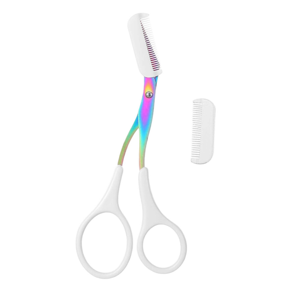 (B) Eyebrow Trimmers Scissor 2025  Eyebrow Scissors With Comb Precision Eyebrow Trimming Scissors Non- Eyebrow Cutter Hair Removal Eyebrow Scissors