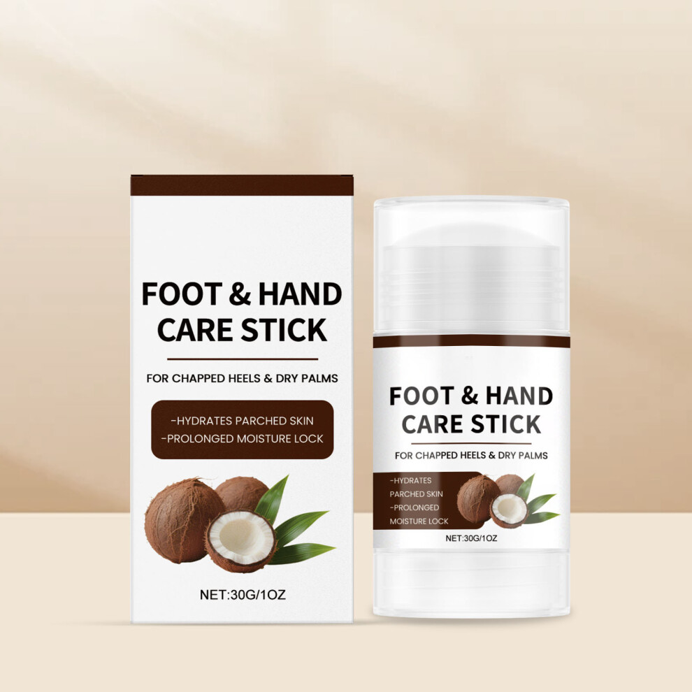 White/Cream () Nourishing Hand And Foot Stick Exfoliating Deep Moisturizing Care For Care
