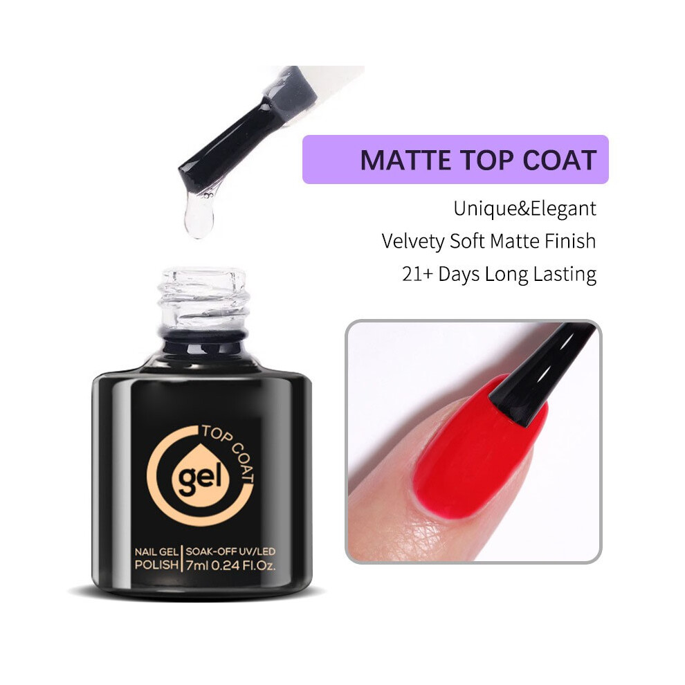 (BKC) Nail Function Glue Scratch-proof Wash-free Seals Layer Matte Reinforced Durabless Nail Glue Removable Primers