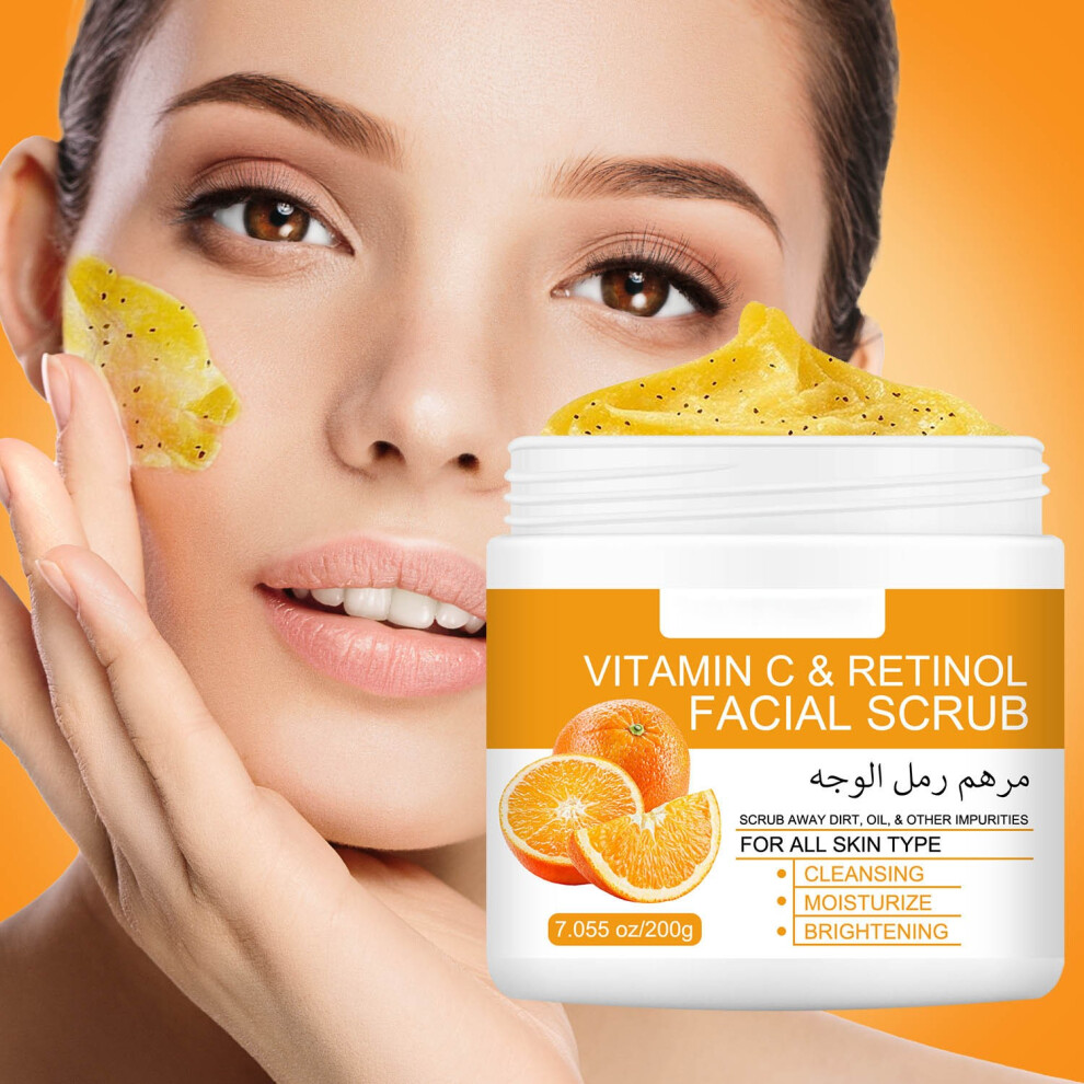 Orange (Orange) Cleaning And Moisturizing Facial Scrub 200G