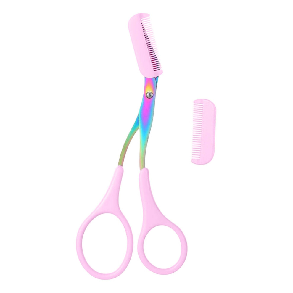 (E) Eyebrow Trimmers Scissor 2025  Eyebrow Scissors With Comb Precision Eyebrow Trimming Scissors Non- Eyebrow Cutter Hair Removal Eyebrow Scissors
