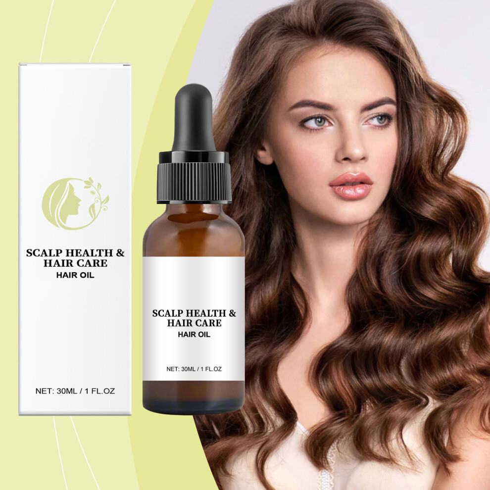 (White) Scalp Health And Hair Care Oil Nourishing And Strengthening Hair 30ml