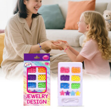 (Multicolor) Cute Children's DIY Bead Bracelet Toy Gift Box - DIY Bead Bracelet Gift Box Stylish And Novel Easy To Use Exquisite Packaging
