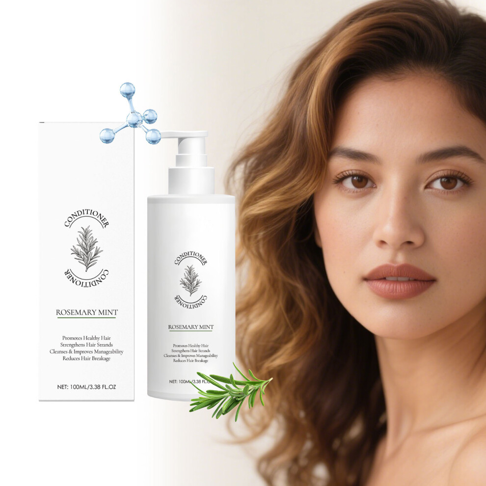 White (White) Peppermint Hair Conditioner Nourishes The Scalp Strengthens And Reduces Hair Breakage Hair Care 100Ml