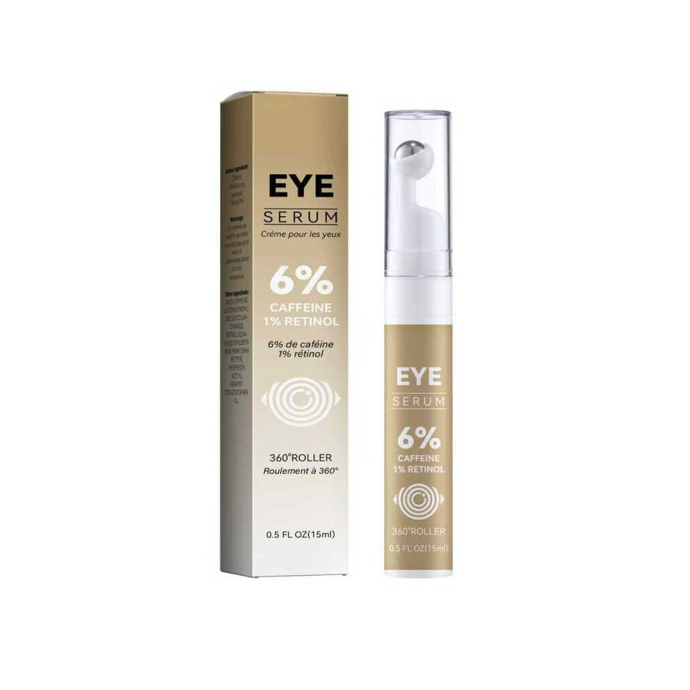 (B) 15ml Caffeine Eye Balls Gentle Nourishing Relaxing Massage Eye Surrounding Moisturizing Lasting Moistures