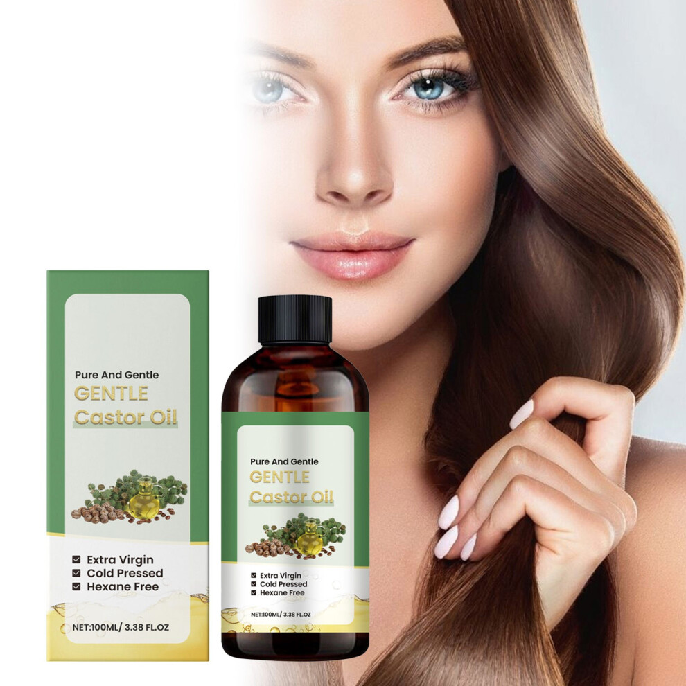 (Green) Natural Castor Oil Nourishes Soothes And Nourishes The With  Moisturizing Effects Multi Effect Care For The 100ml