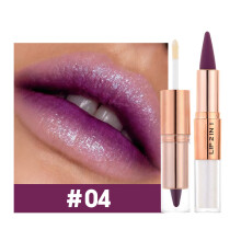 (D) Ended Lipstick With Glossy And Matte Ends Long-lasting Non-fading And Non-transferable With R Effect