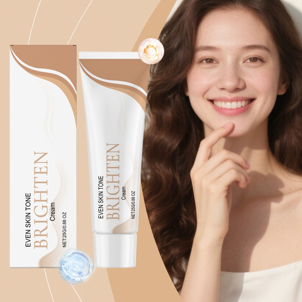 White/Cream () Brightening Brightens Tone Improves Dull Tone Lightens Spots Evens Tone Moisturizes And Repairs Face Care Product 25G