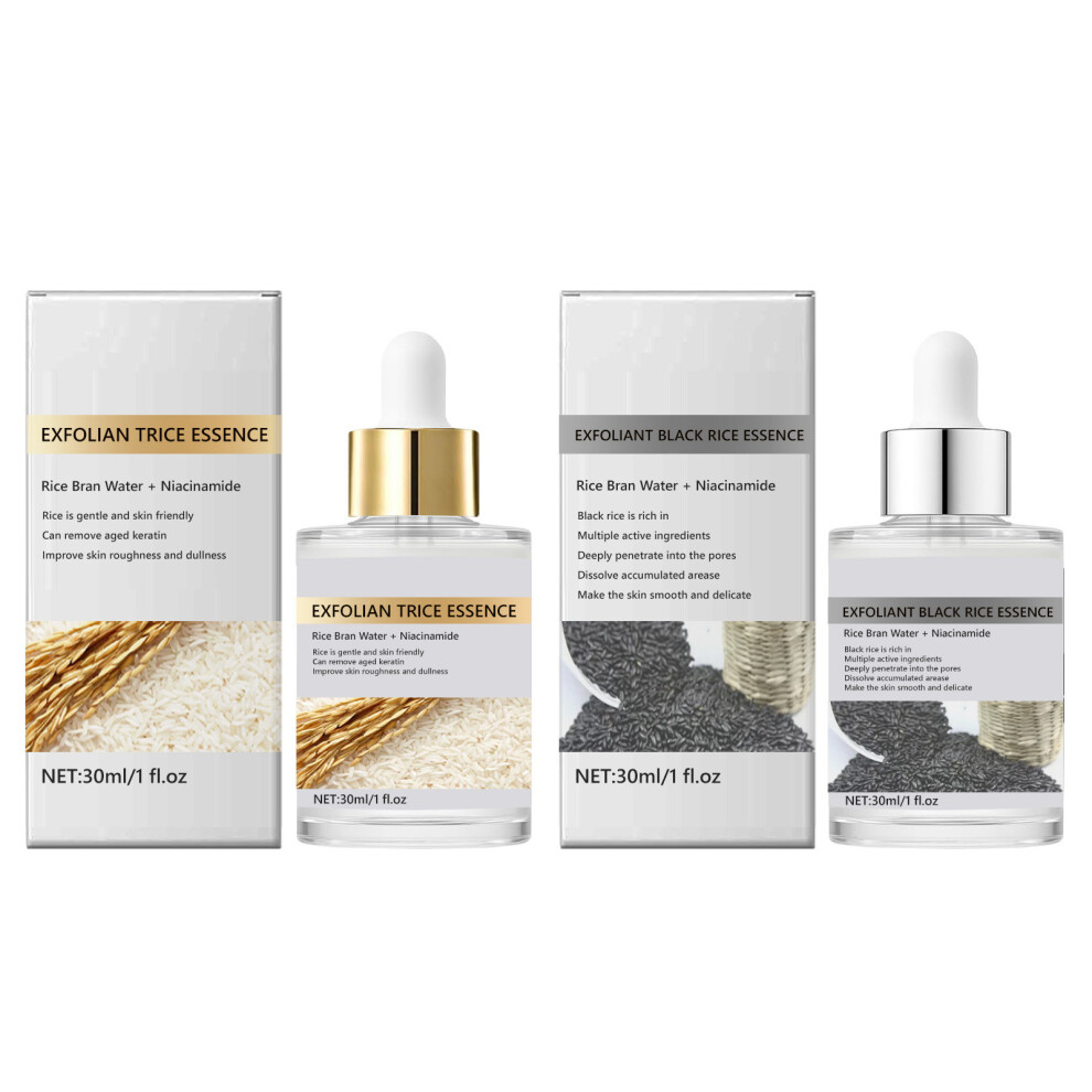 (Multicolor) Rice Essences For Wrinkle Removal Moisturizing Balancing Water And Oil Brightening Moisturizing Refining Pores Shrinking Pores 30ml+30ml