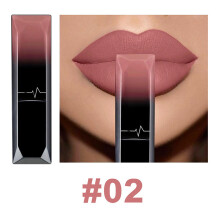 (B) Matte Lipstick Lip Liner Set Velvet Nude Lipstick Lip Liner-Long Lasting Non-stick Cup Stay On 24 Hours Liquid Lipstick 7.5ml