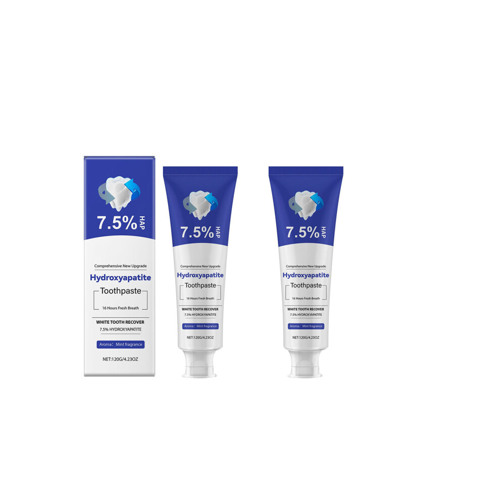 (A) Toothpaste Hydroxyapatite Fresh Breath  Teeth Reduced Tooth Stains  White Toothpaste 120g