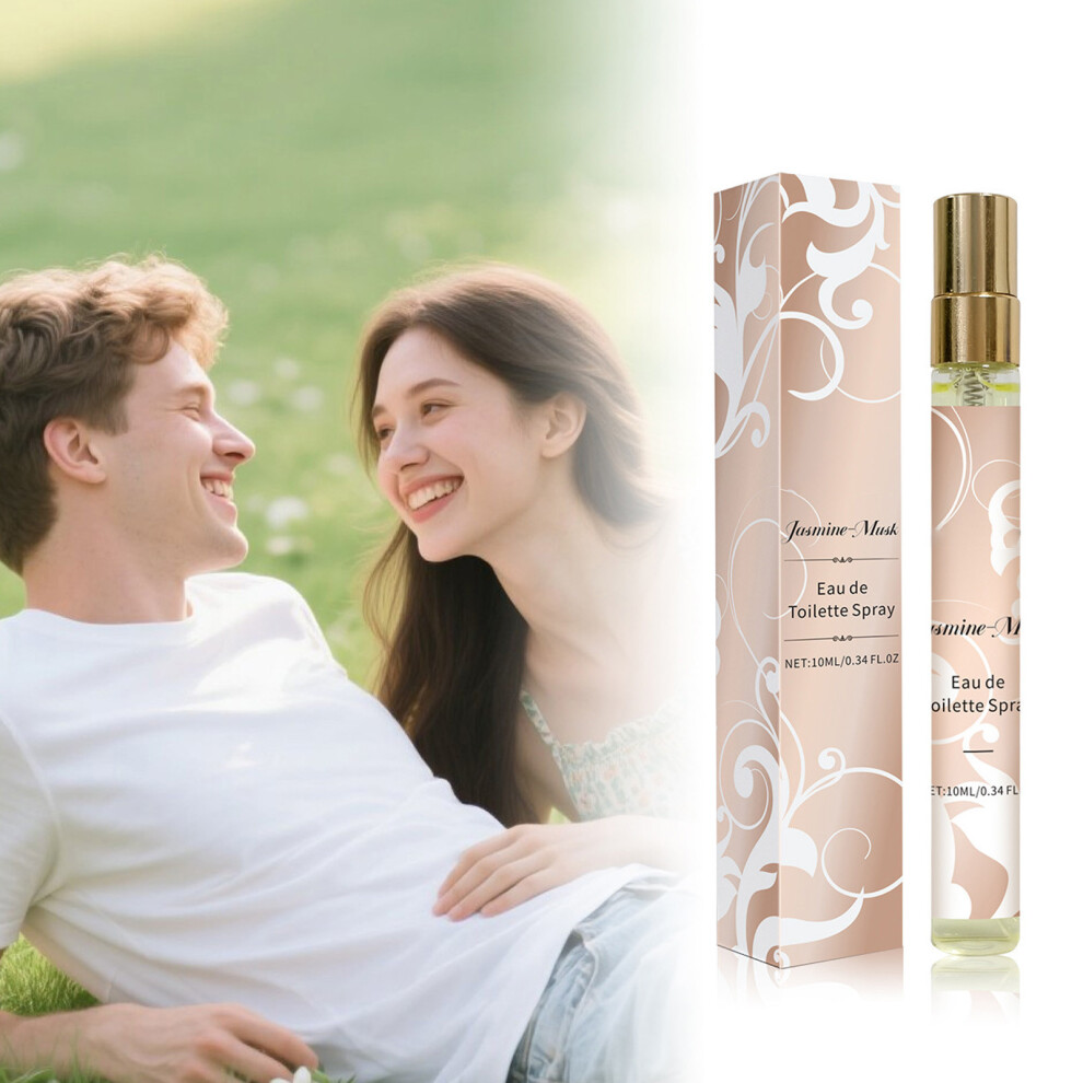 Light (Multicolor) Jasmine Musk Perfume Spray 10Ml Long-Lasting Fresh Perfume