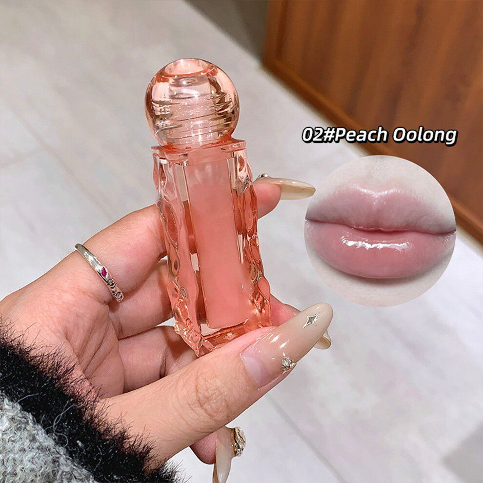(B) Shiny Tinted Lip Gloss - Hydrating And Glossy Lip Plumper With Variety Of Tempting Shades For Fuller Attractive Lips