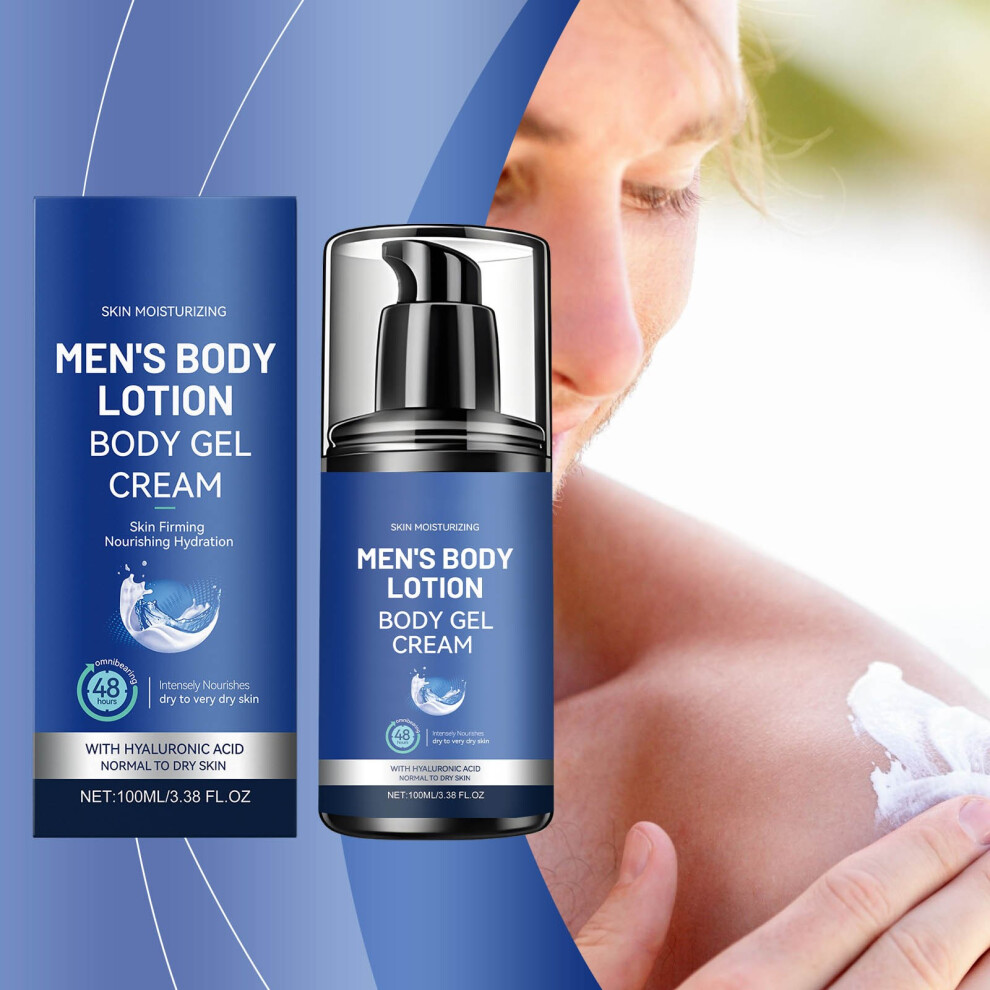 Blue (Blue) Men's Body Moisturizer Moisturize Moisturizes Moisturizes Emollients And Prevents Dryness Moisturize And Maintain 100Ml