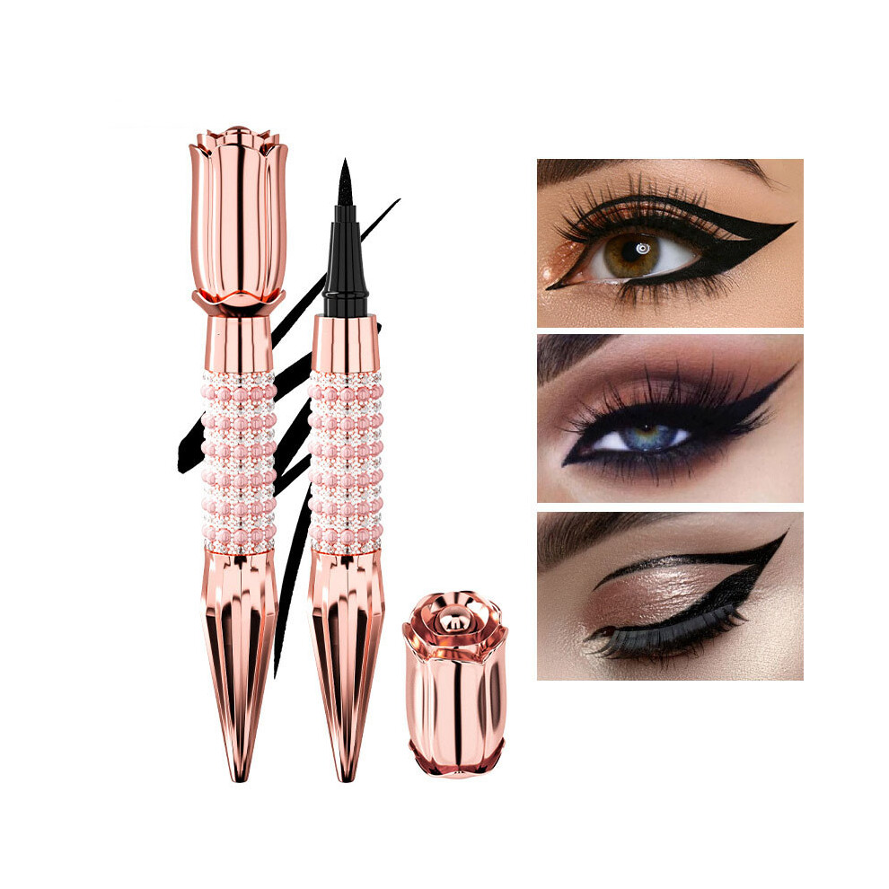 Black (Black) The Queen's Scepter Eyeliner Liquid Pen Is Waterproof Sweat Proof And Non Smudging For Beginners 1Ml