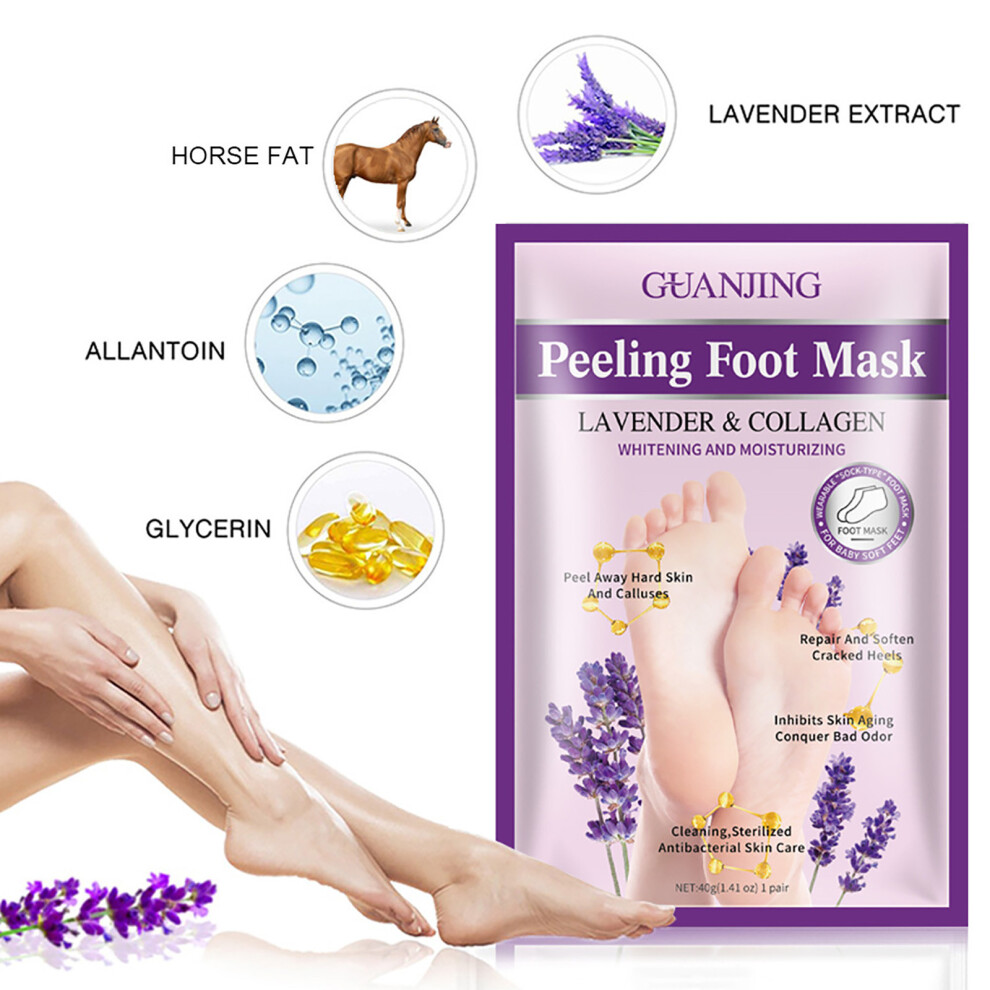 (Multicolor) Foot Mask Moisturizing Foot Mask To Chicken Skin 40ML