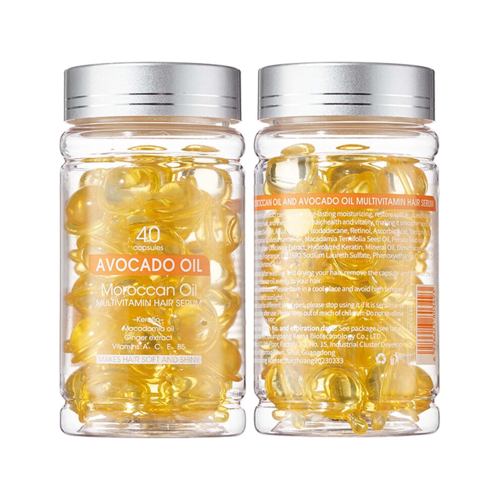 (C) Hair Oil With For Split Ends Keratin Hair Moisturizing Conditioner Repair For Dry Or Damaged Hair Of All Types 40ml