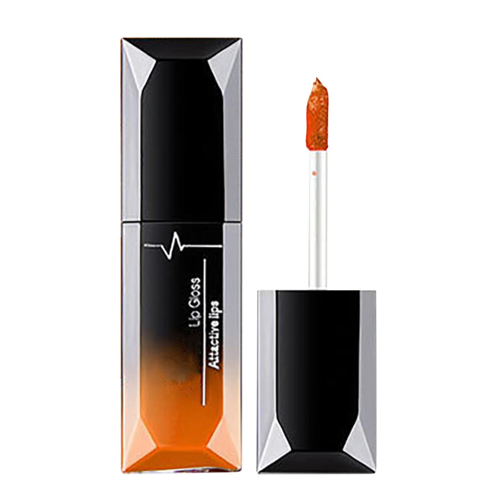 (D) Lip Glaze Matte Mist Liquid Lipstick Makeup Holding Moisturizing Lip Color Non-stick Cup Non-fading Makeup