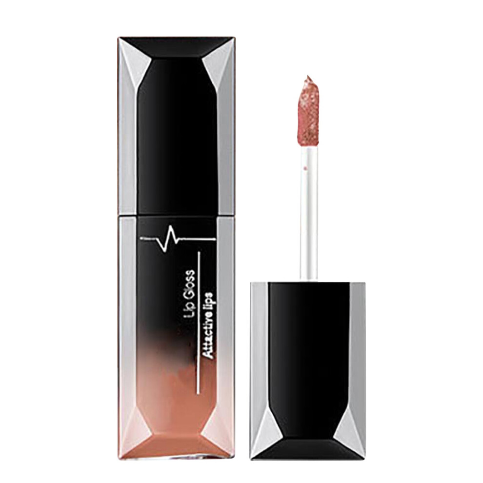 (J) Lip Glaze Matte Mist Liquid Lipstick Makeup Holding Moisturizing Lip Color Non-stick Cup Non-fading Makeup