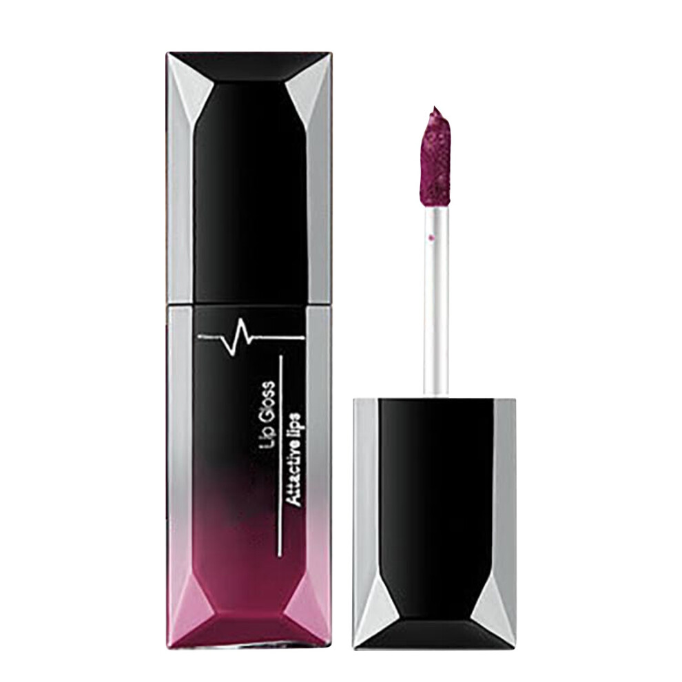 (H) Lip Glaze Matte Mist Liquid Lipstick Makeup Holding Moisturizing Lip Color Non-stick Cup Non-fading Makeup