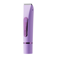 (Purple) 2-in-1 Bikini For Women Bikini Shaver With Heads Body And Facial Hair Removal Rechargeable Razors For Face Chin Pubic