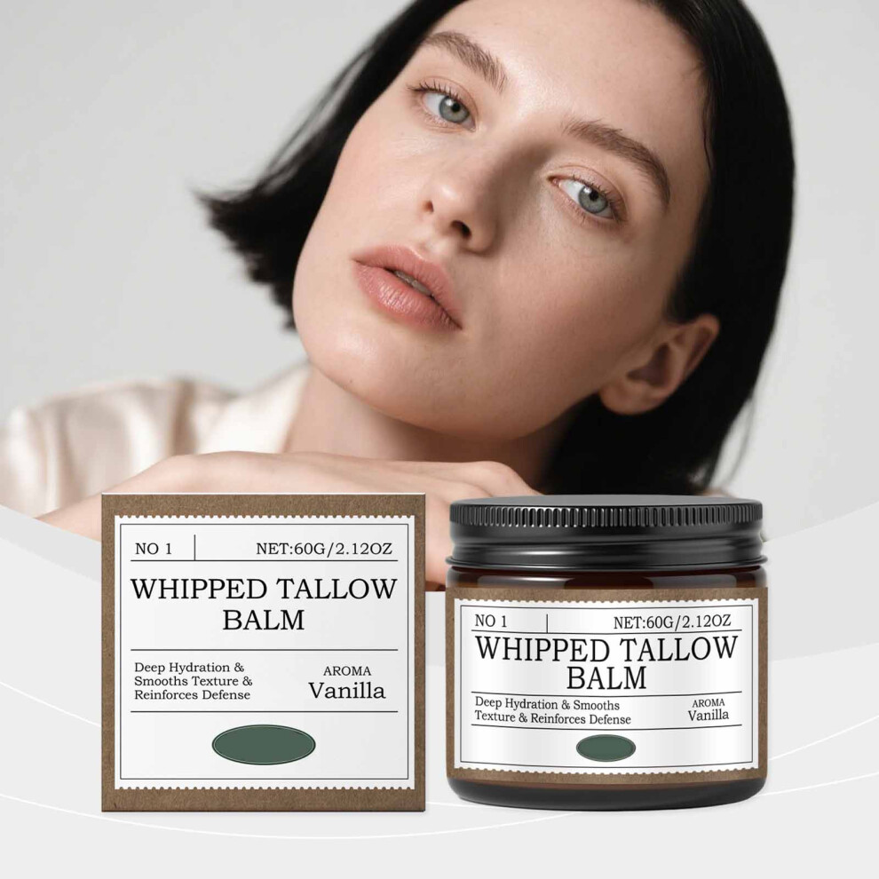 (Multicolor) Tallow Moisturizing Cream For Hydration Soothing Enhancing Barrie Firming SofteningFresh Care Cream