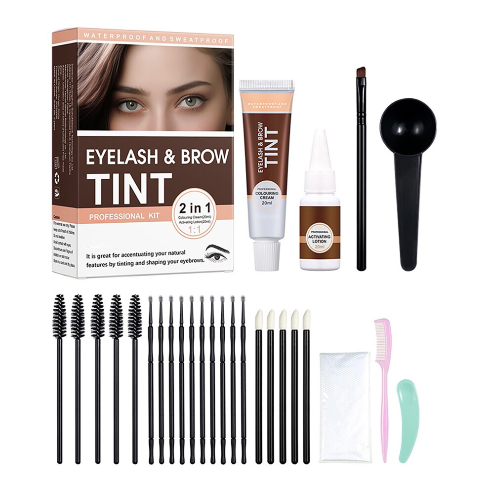 Cream (A) Eyebrow Set Drying Beauty Semi Permanent Eyebrow 20Ml