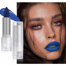 (A) Halloween Ice Lipstick Matte Lip Gloss Gothic Festival Colored Lipstick