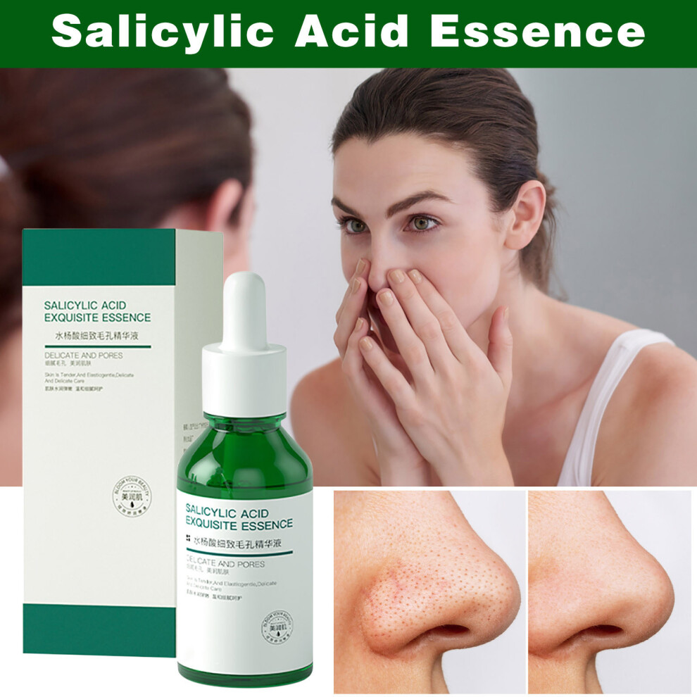 (Multicolor) Facial Moisturizing Serum Hyaluronic Salicylic Salicylic Hyaluronic Solution 30ml