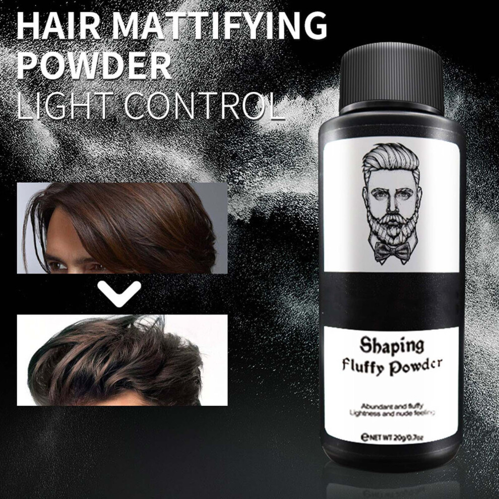 White (White) Texture Powder Hair No Wash Bangs Oily Hair Oil Shaped Texture Powder